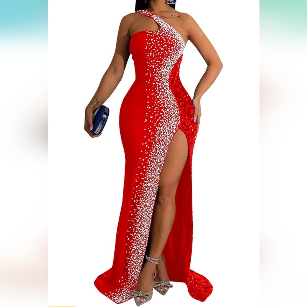 NAGFAR Rhinestone Party Dress